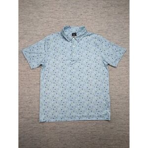 Deolax Golf Polo Novelty Print Short Sleeve Athletic Large Cocktail Grapes Limes